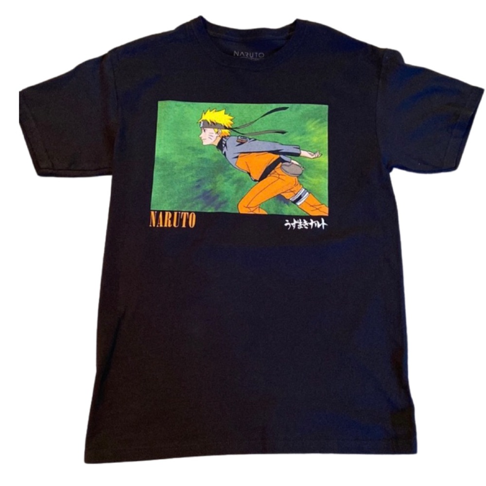 Naruto UZUMAKI black Men’s shirt. Size: M. Brand New with tags.